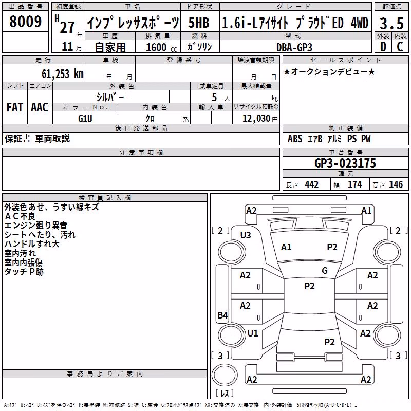 SUBARU IMPREZA