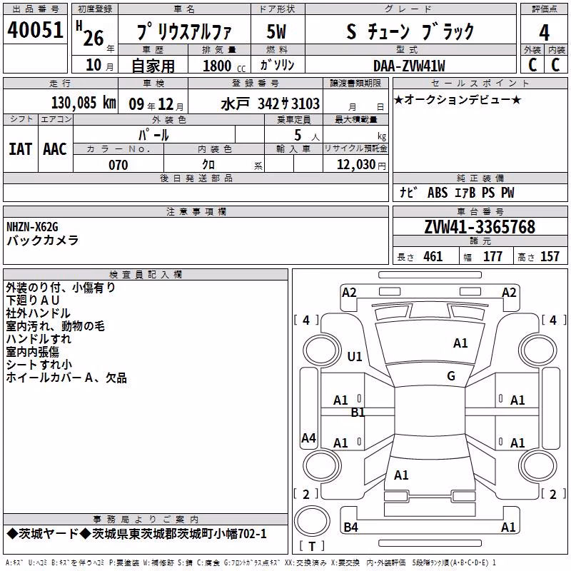 TOYOTA PRIUS ALPHA