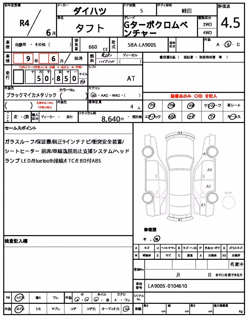 DAIHATSU TAFT