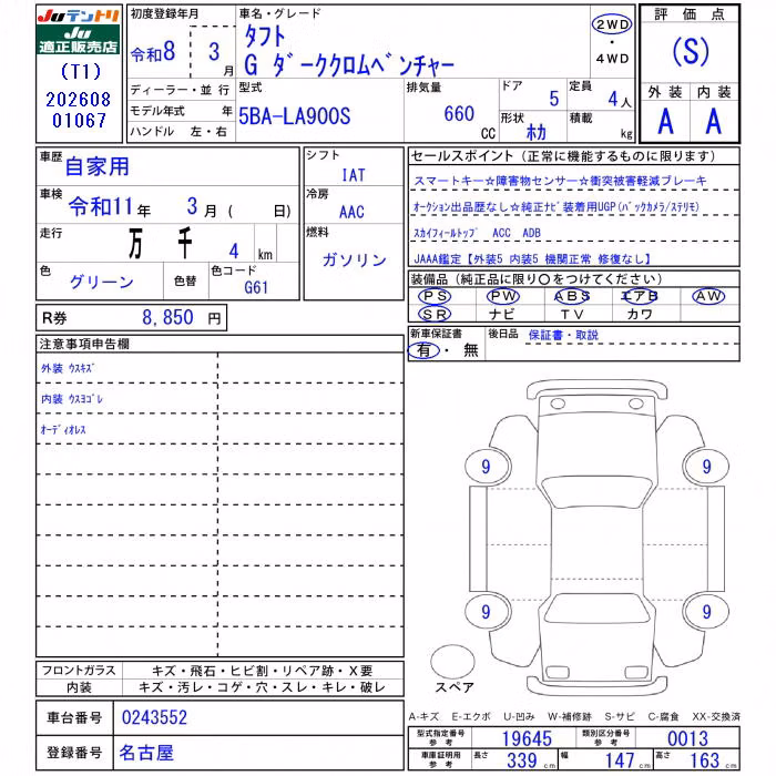 DAIHATSU TAFT