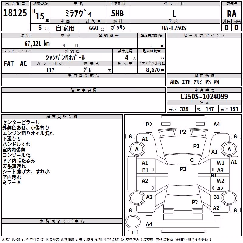 DAIHATSU MIRA AVY