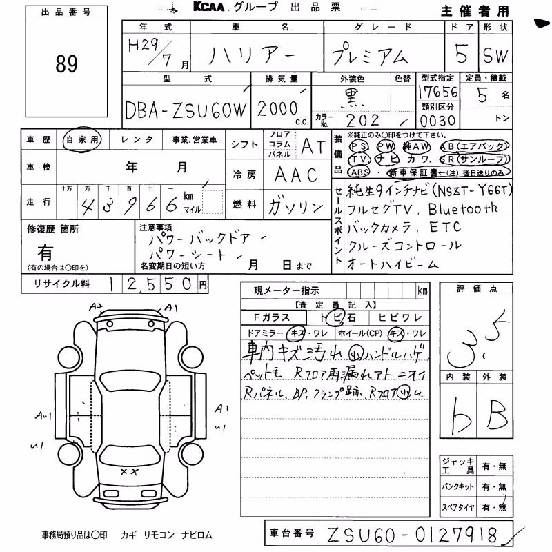 TOYOTA HARRIER