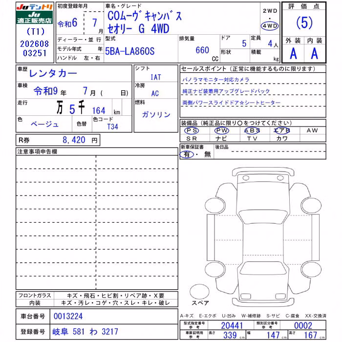 DAIHATSU MOVE CANBUS