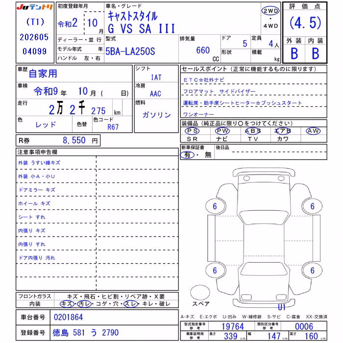 DAIHATSU CAST
