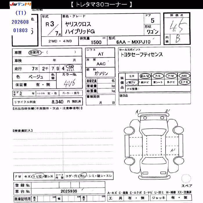 TOYOTA YARIS CROSS