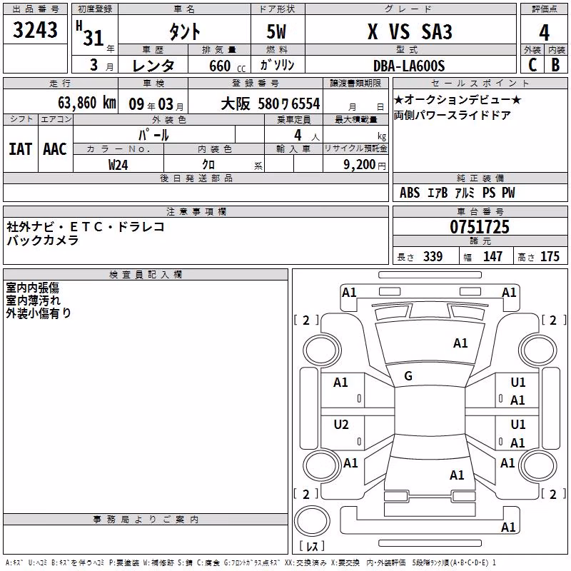 DAIHATSU TANTO