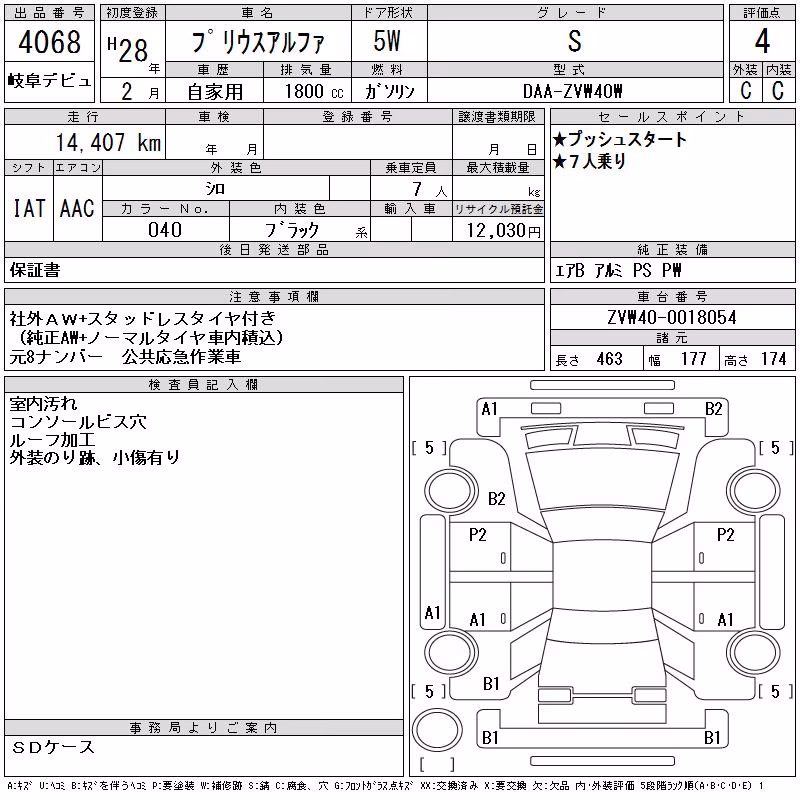 TOYOTA PRIUS ALPHA