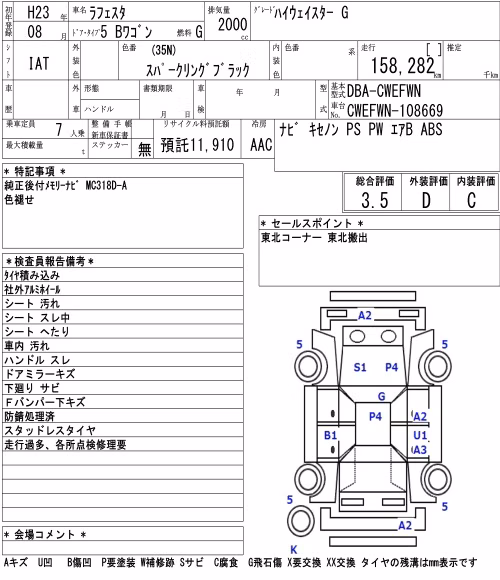 NISSAN LAFESTA