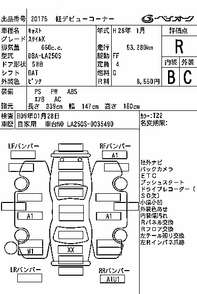 DAIHATSU CAST
