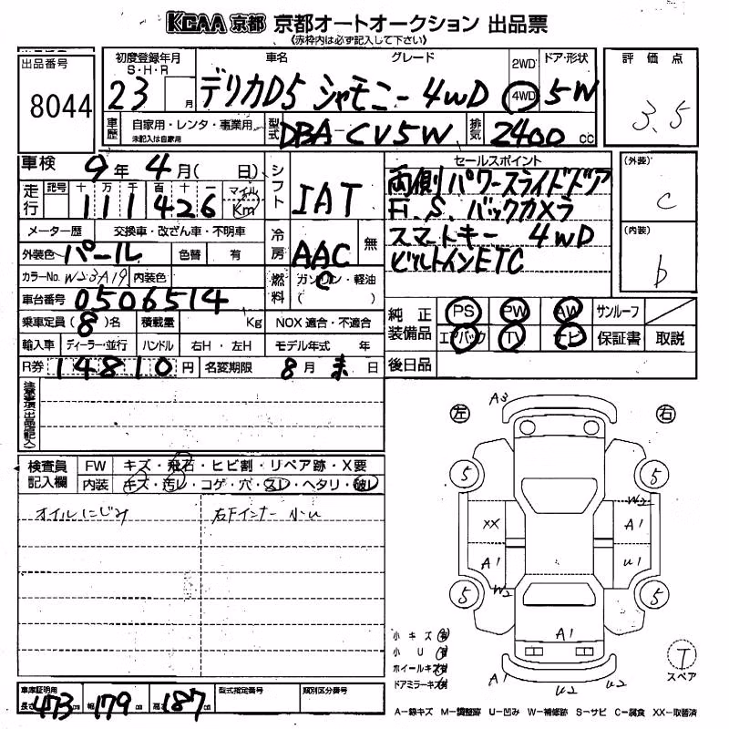 MITSUBISHI DELICA D:5