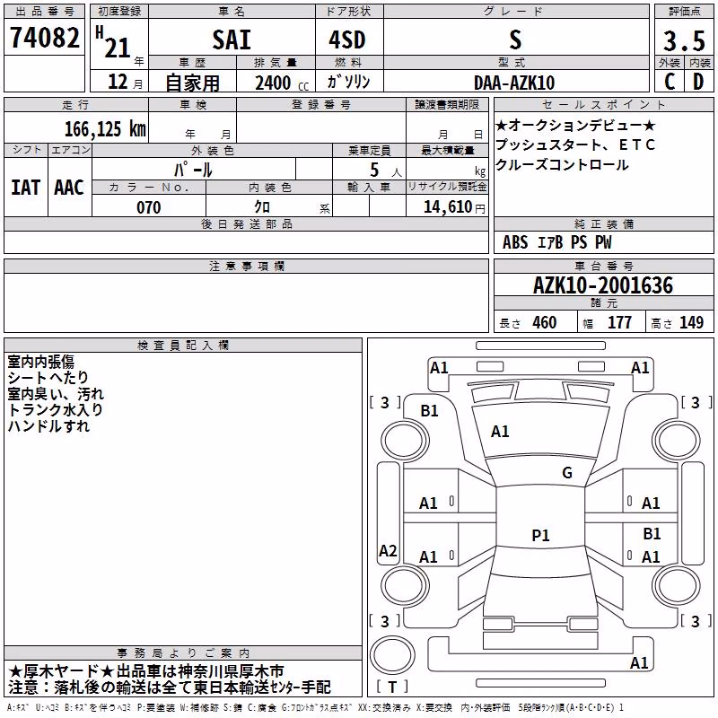 TOYOTA SAI