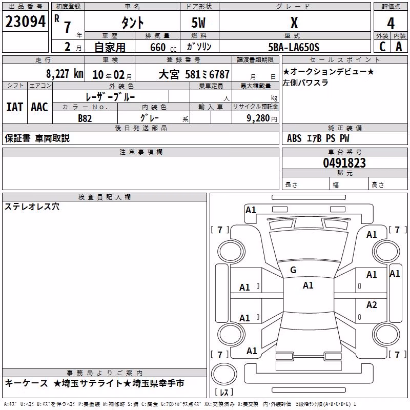 DAIHATSU TANTO