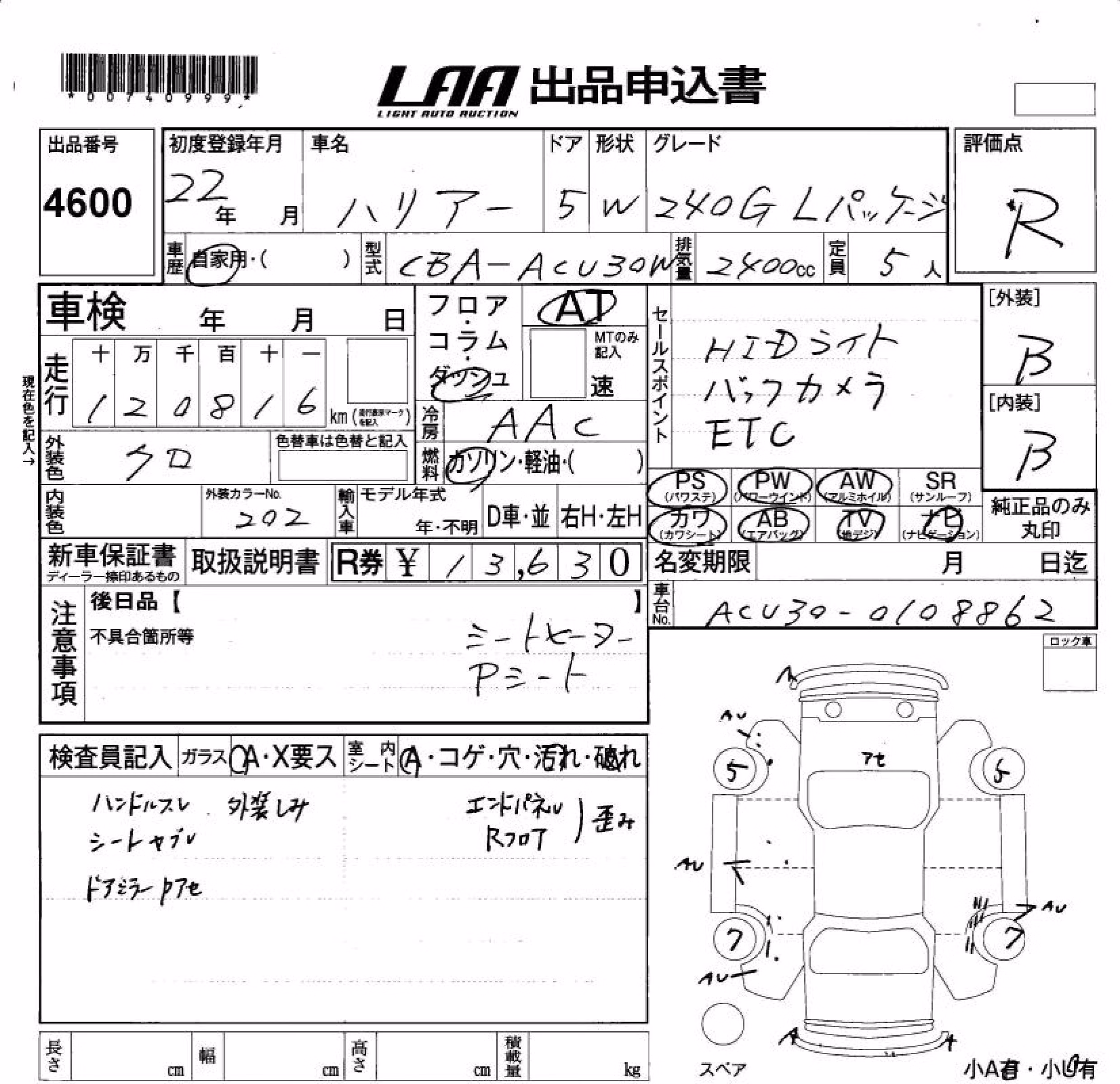 TOYOTA HARRIER