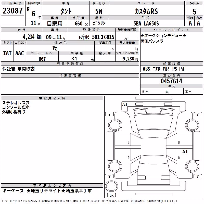 DAIHATSU TANTO