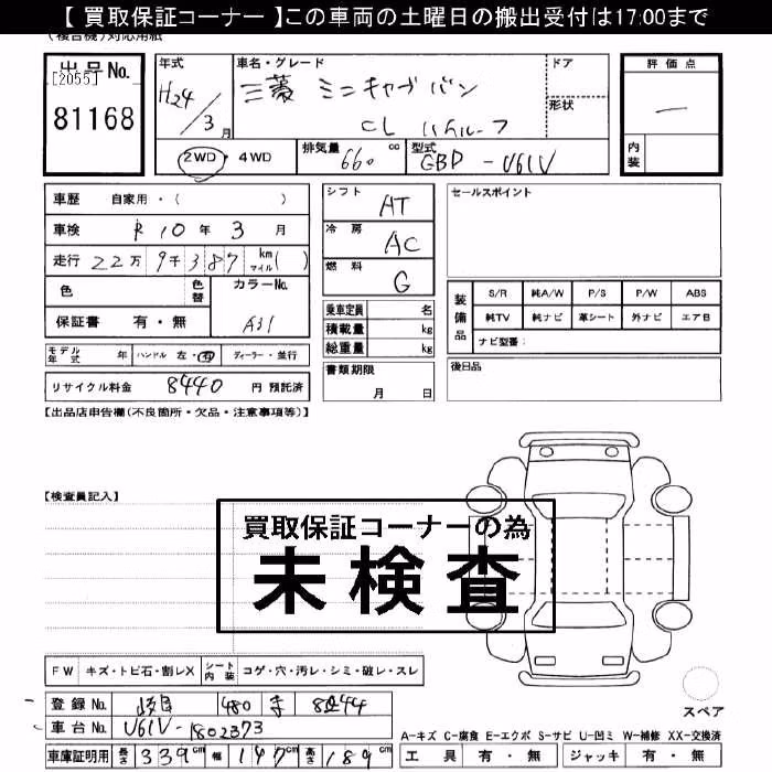 MITSUBISHI MINICAB
