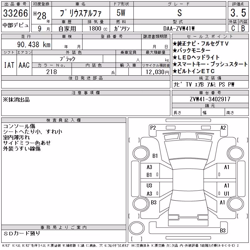 TOYOTA PRIUS ALPHA