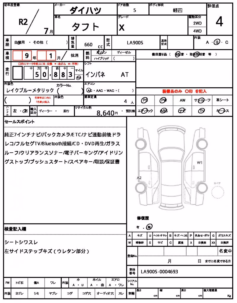 DAIHATSU TAFT