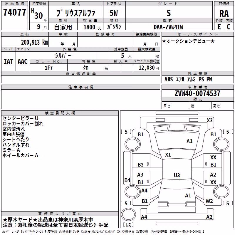 TOYOTA PRIUS ALPHA