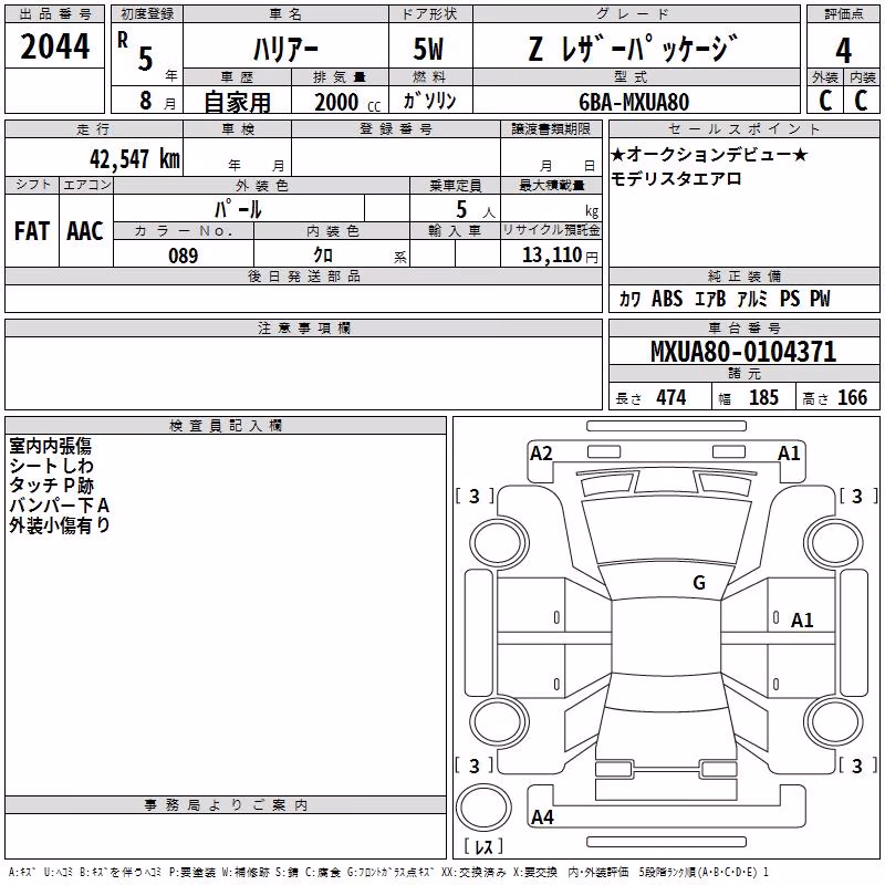 TOYOTA HARRIER