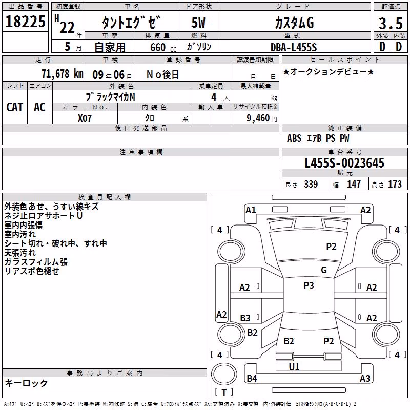 DAIHATSU TANTO EXE