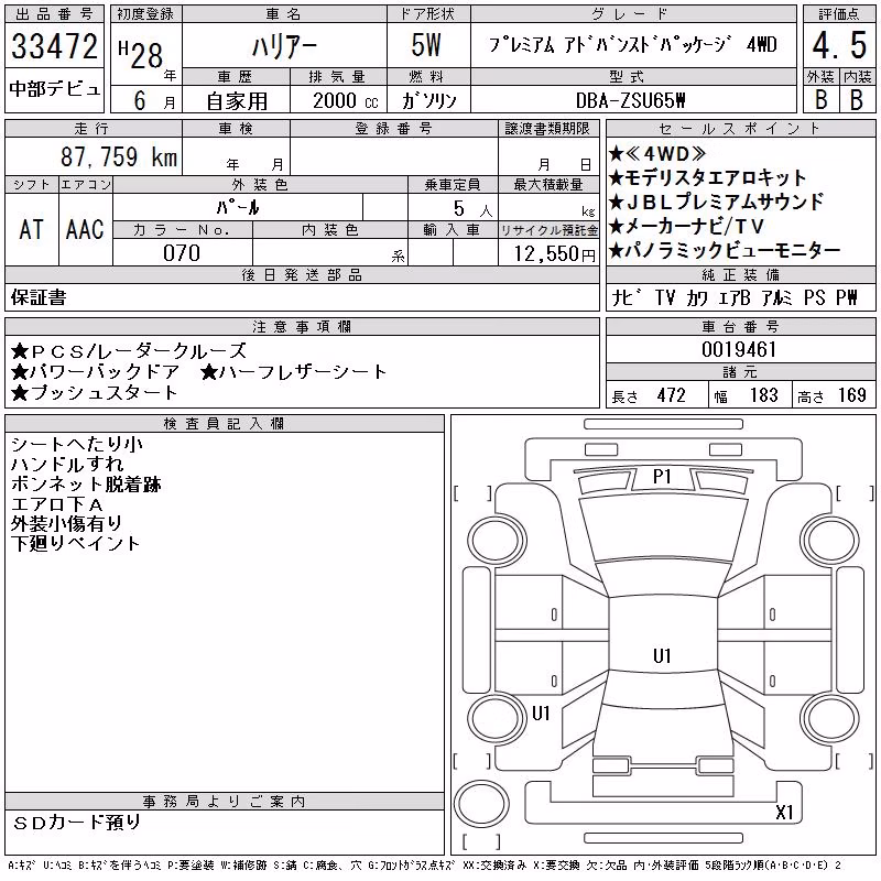 TOYOTA HARRIER