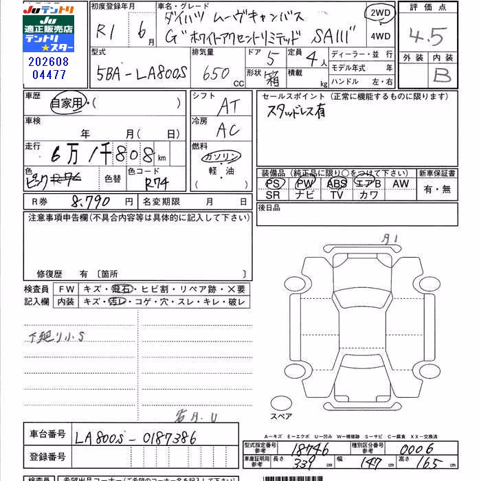 DAIHATSU MOVE CANBUS