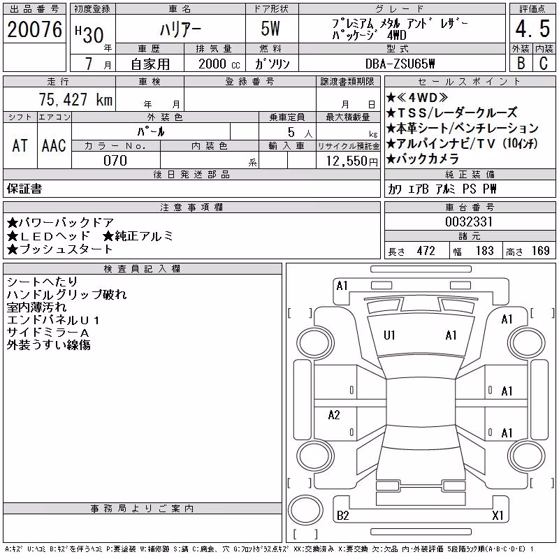 TOYOTA HARRIER