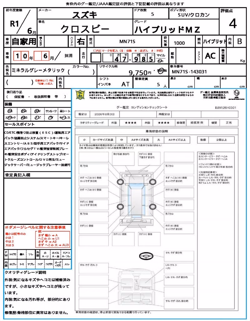 SUZUKI XBEE