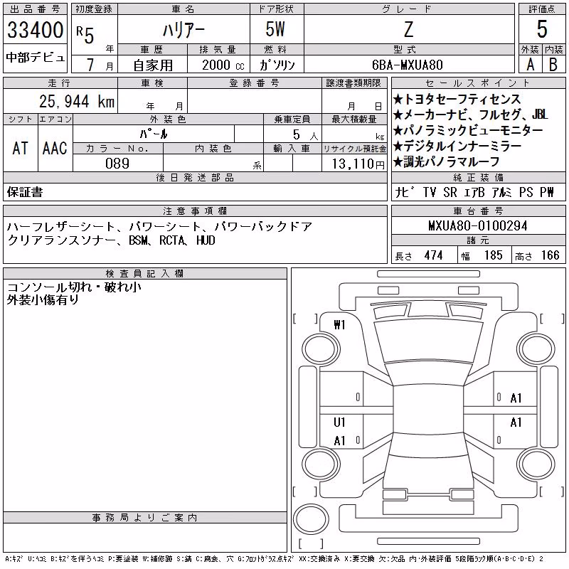 TOYOTA HARRIER