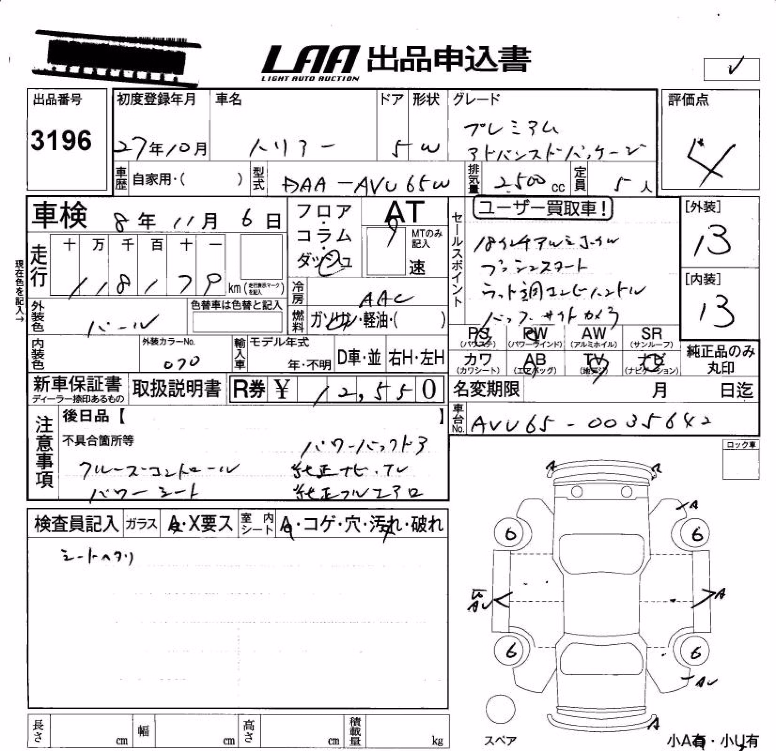 TOYOTA HARRIER