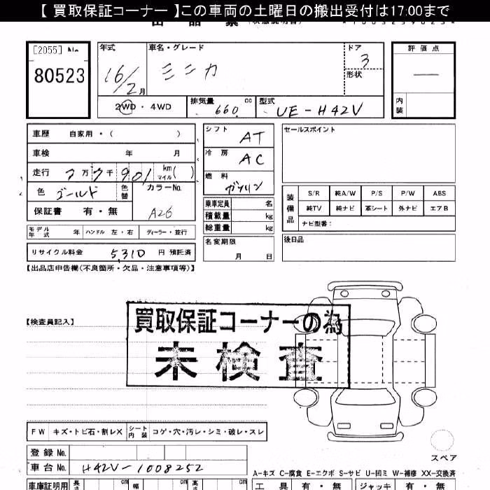 MITSUBISHI MINICA