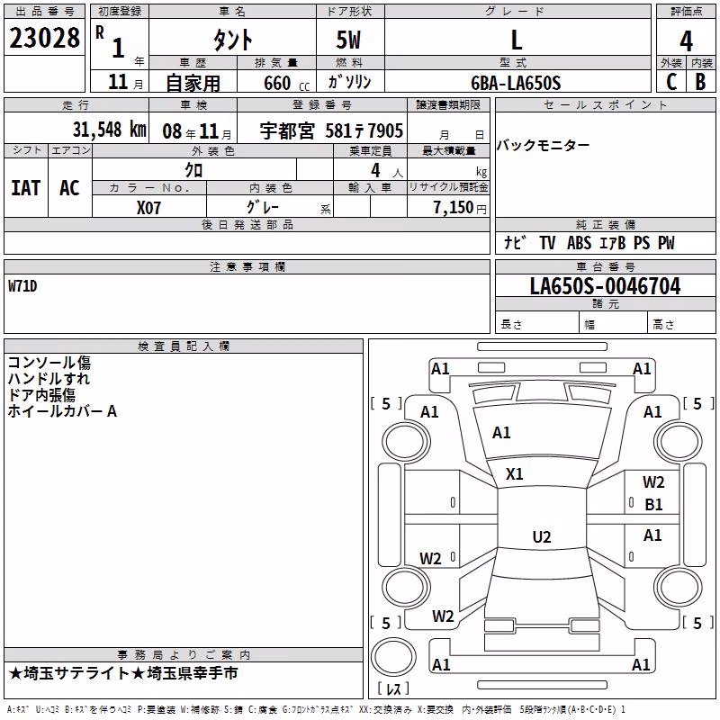 DAIHATSU TANTO