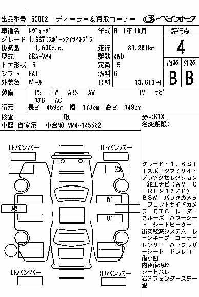 SUBARU LEVORG