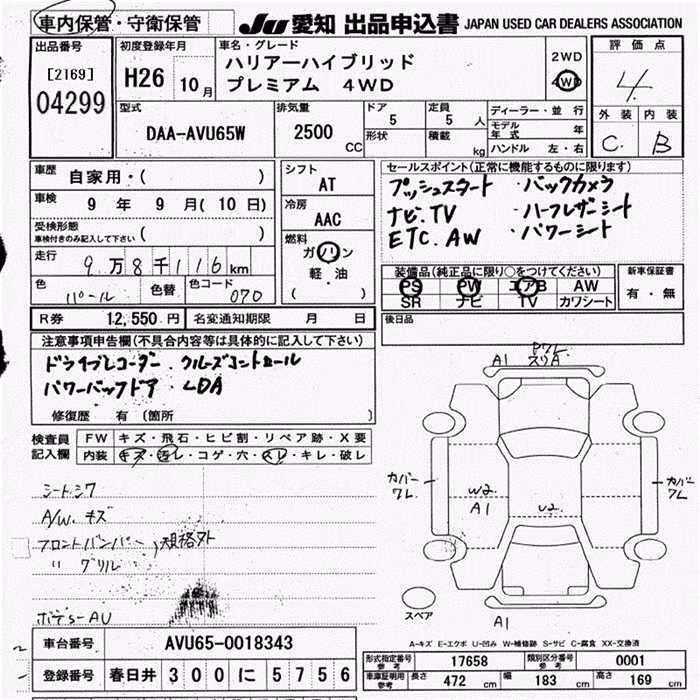 TOYOTA HARRIER