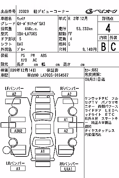 DAIHATSU WAKE