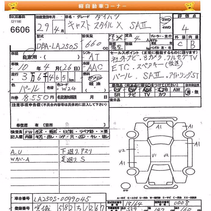 DAIHATSU CAST