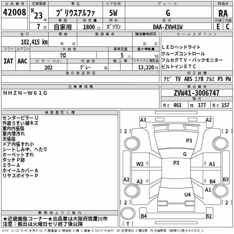 TOYOTA PRIUS ALPHA