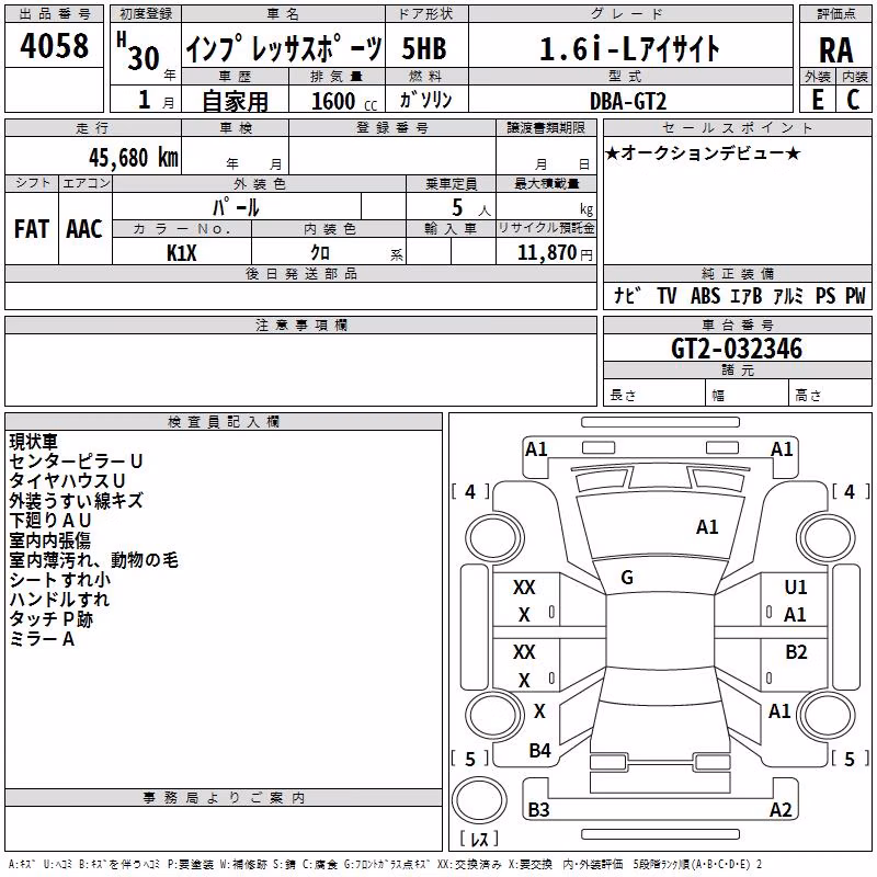 SUBARU IMPREZA