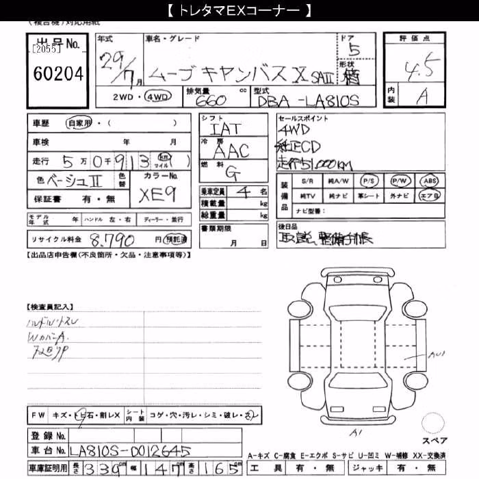 DAIHATSU MOVE CANBUS