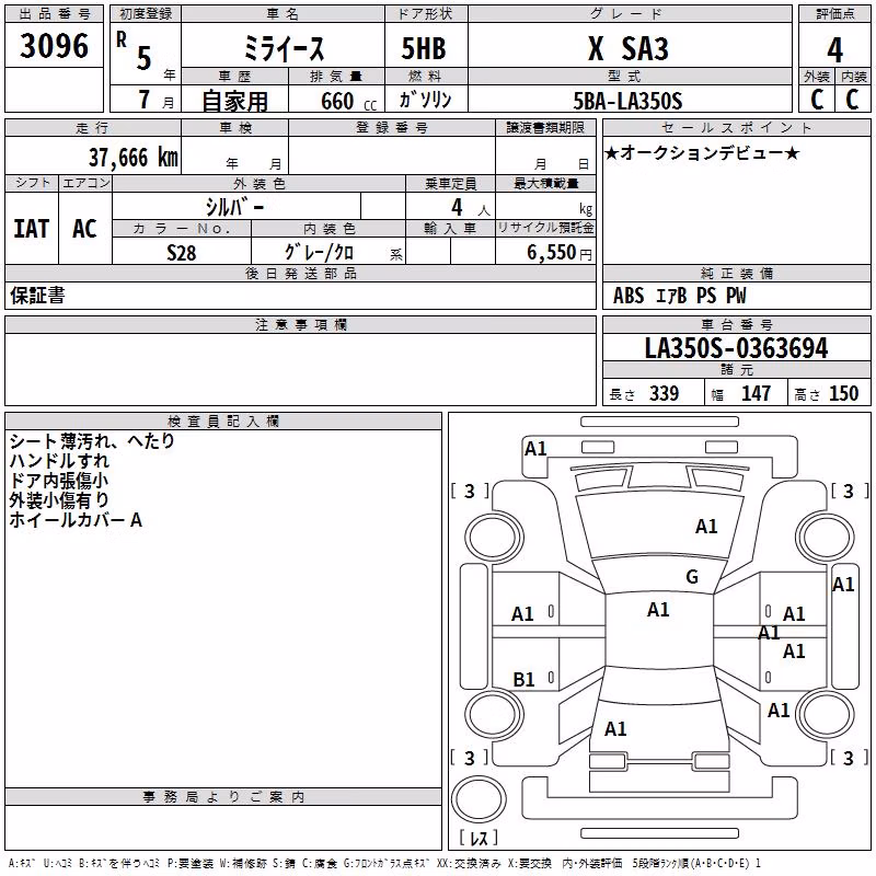 DAIHATSU MIRA E:S