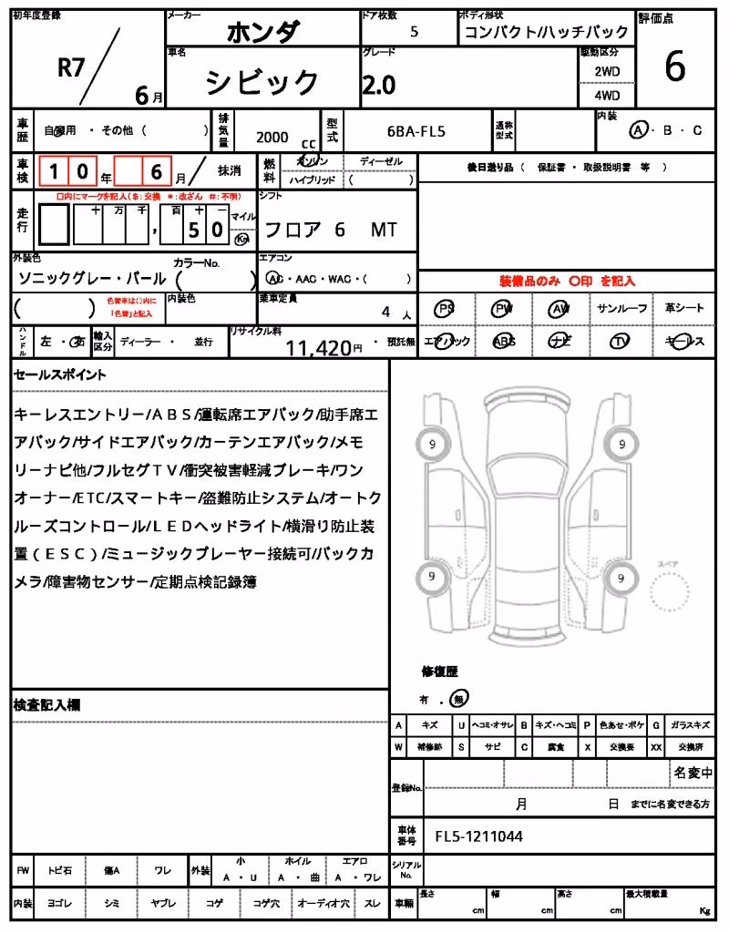 HONDA CIVIC TYPE R