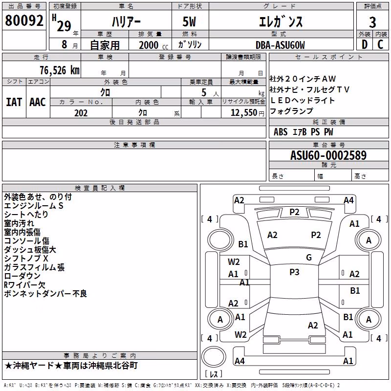 TOYOTA HARRIER
