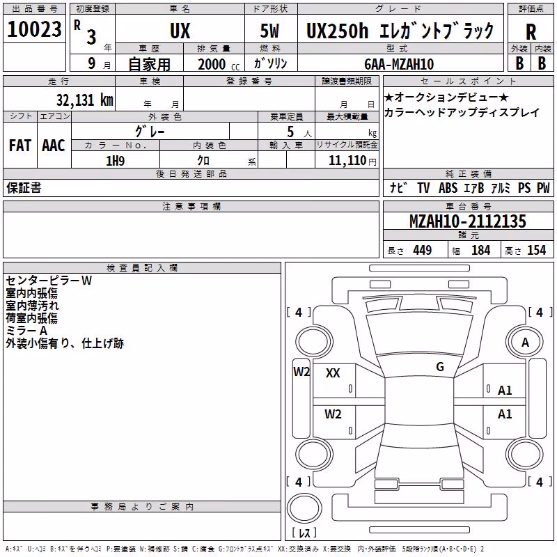 LEXUS HS250H