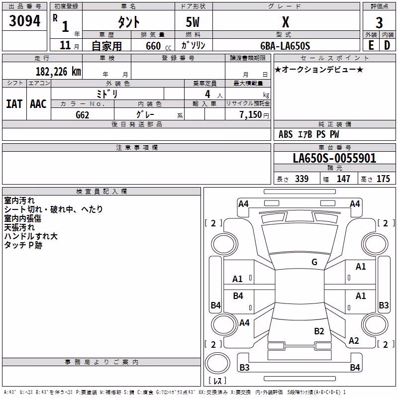 DAIHATSU TANTO