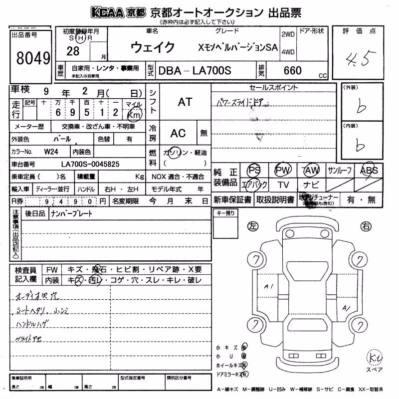 DAIHATSU WAKE