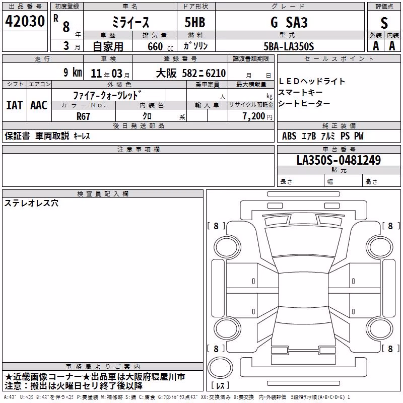 DAIHATSU MIRA E:S