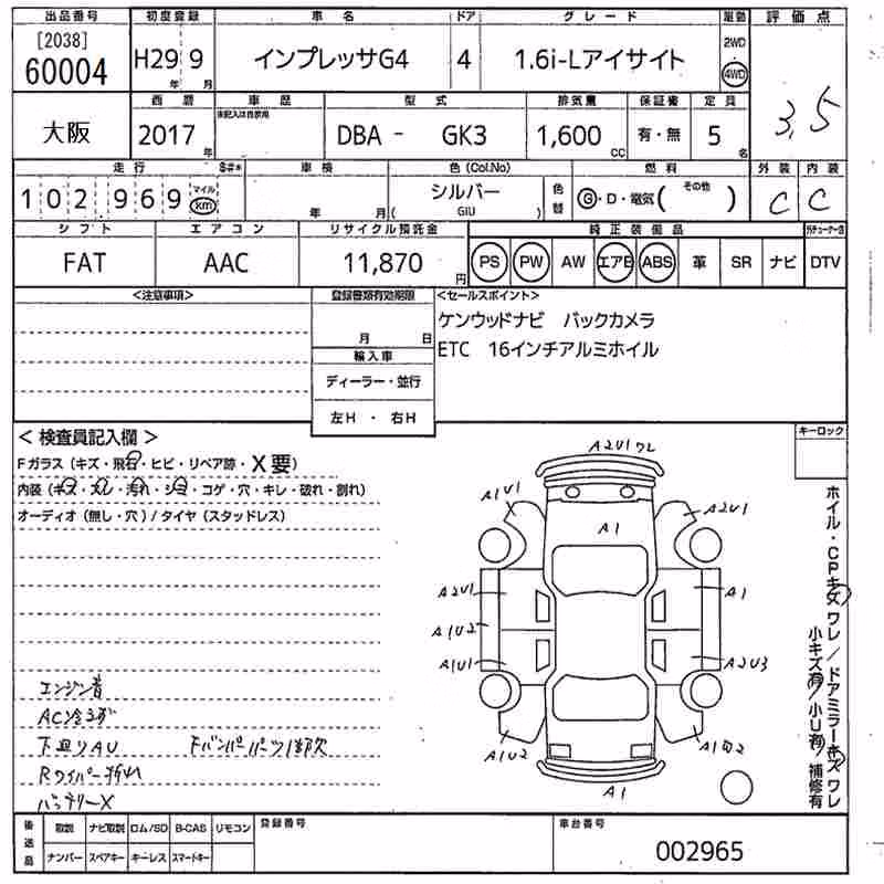 SUBARU IMPREZA