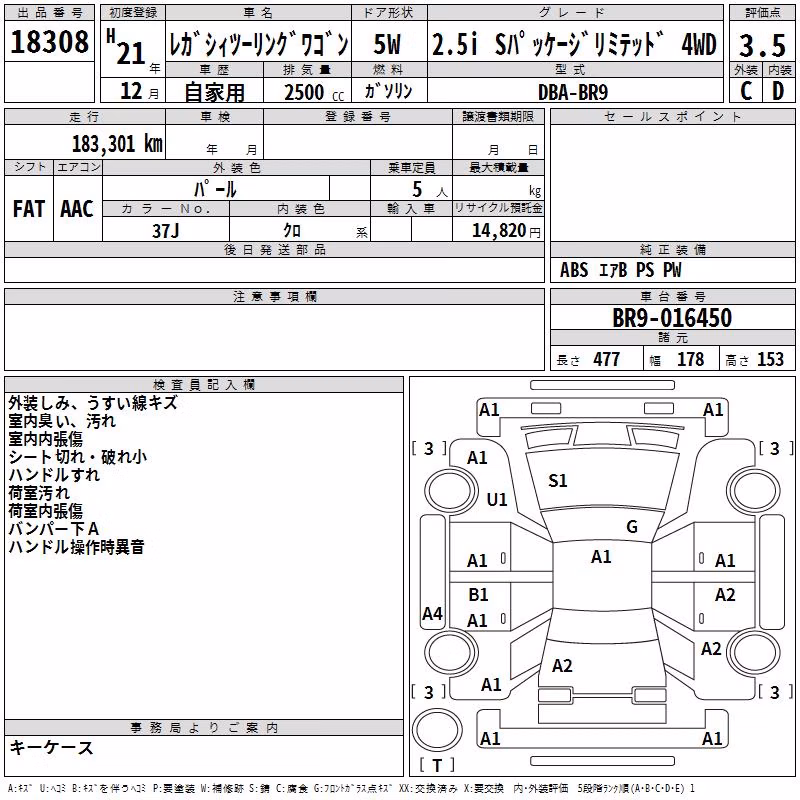 SUBARU LEGACY