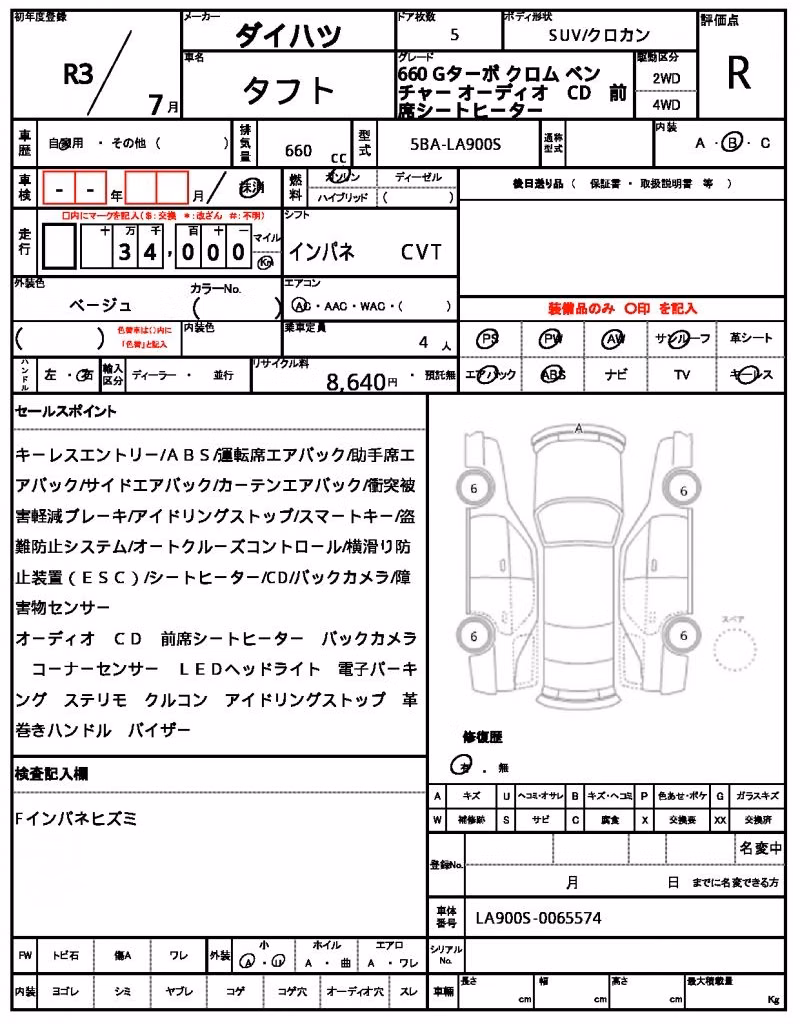 DAIHATSU TAFT
