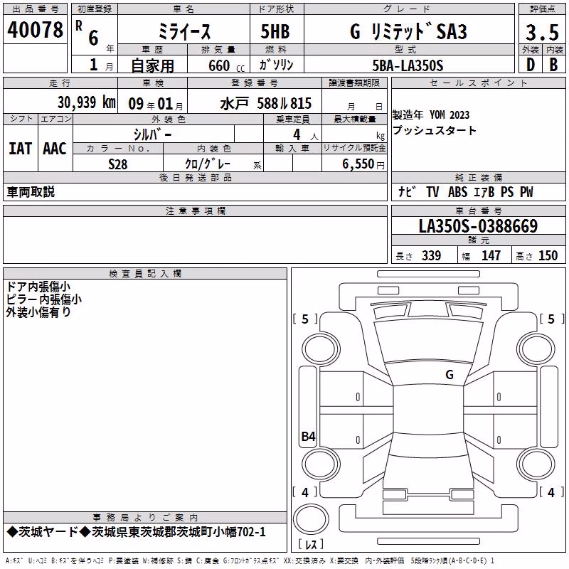DAIHATSU MIRA E:S